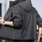 Chaqueta ligera con capucha y cremallera