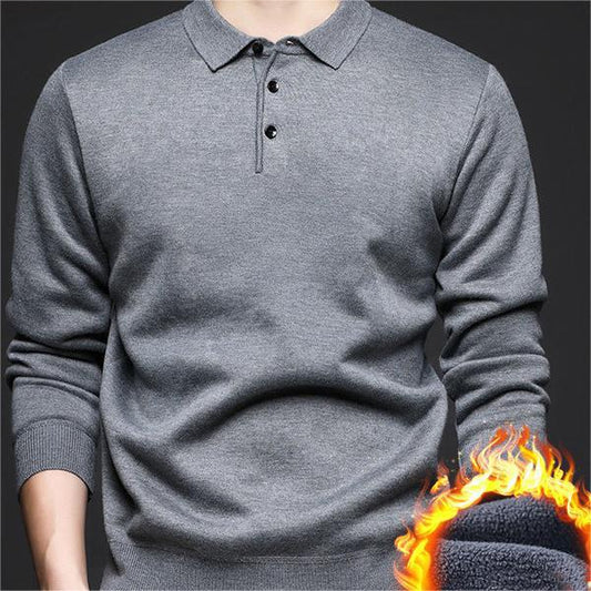 🎊¡Oferta de año nuevo! -50% descuento🎊-Suéter grueso acolchado con solapas para hombre en invierno