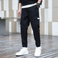 Pantalones cargo sin forro de color liso