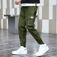 Pantalones cargo sin forro de color liso