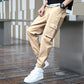 Pantalones cargo sin forro de color liso