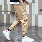 Pantalones cargo sin forro de color liso