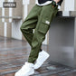 Pantalones cargo sin forro de color liso